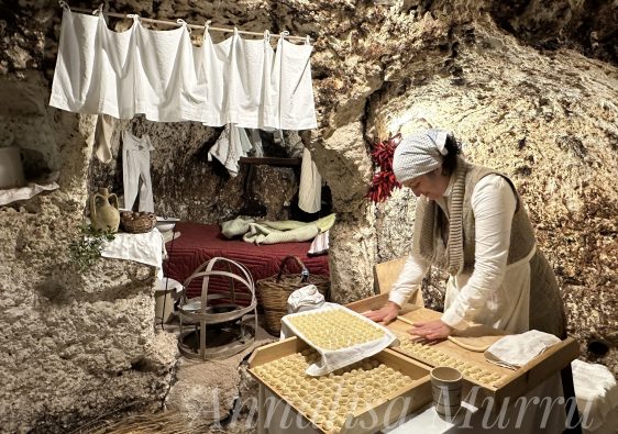 Presepe vivente Pezze di Greco_orecchiette_Caffe Connesso