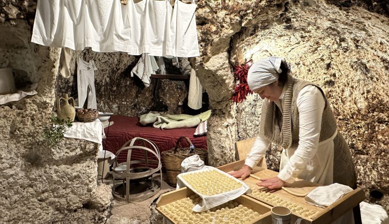 Presepe vivente Pezze di Greco_orecchiette_Caffe Connesso