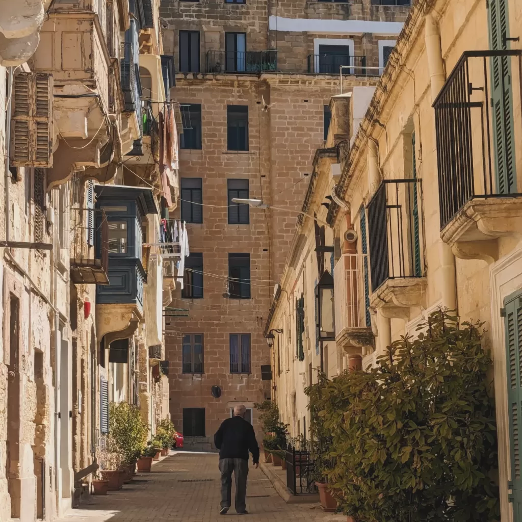 Strade La Valletta Malta